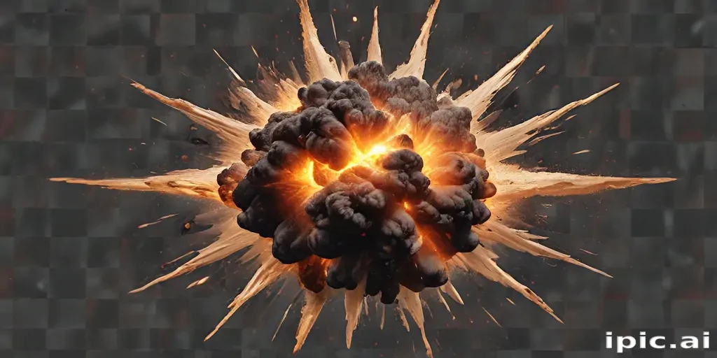 explosion transparent background