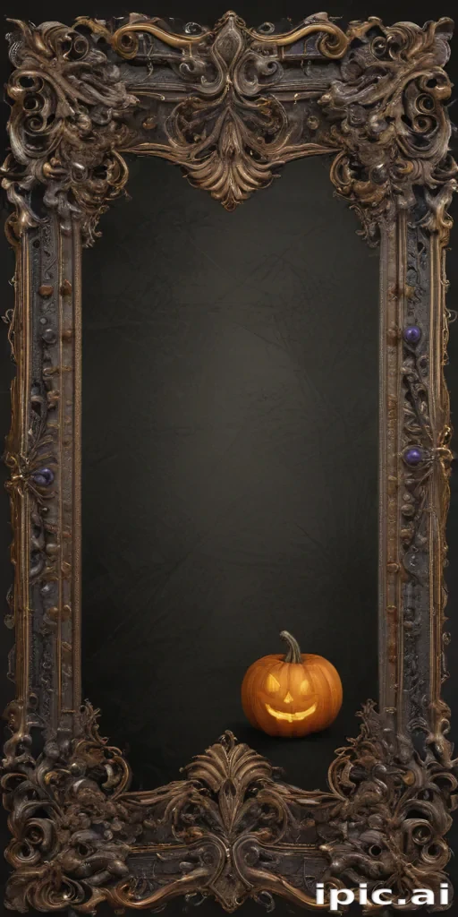 halloween border transparent
