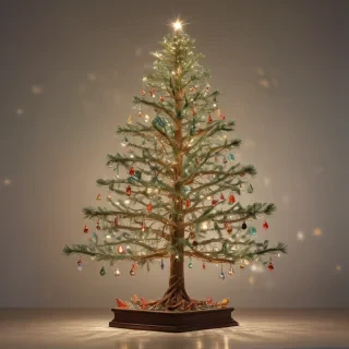 transparent christmas tree