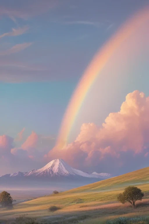 pastel rainbow bg