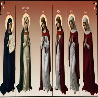 virgin mary clipart