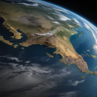earth from space