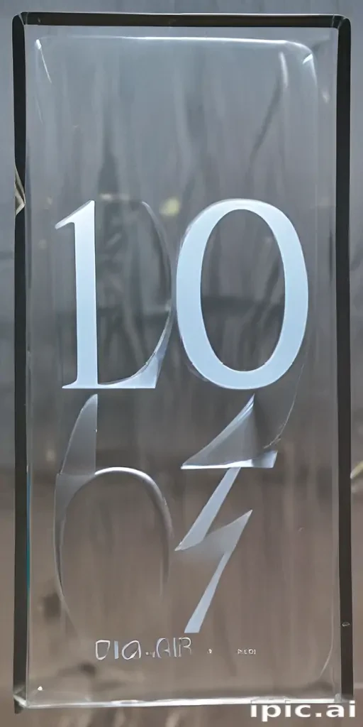 transparent numbers