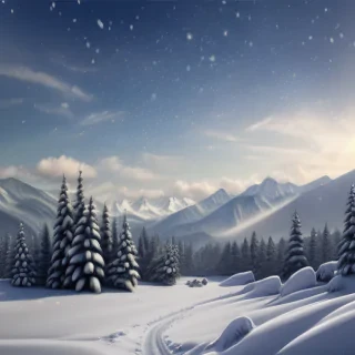snow falling png