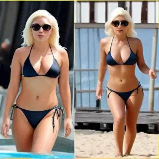 Lady Gaga in bikini