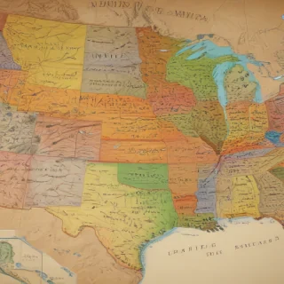 map of united states of america