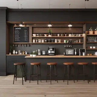 coffee shop mockup