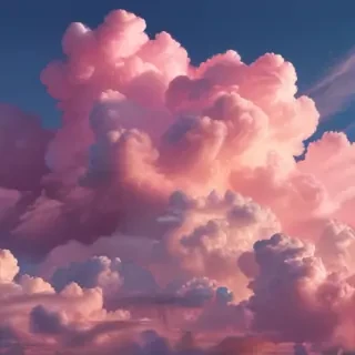 pink cloud background