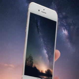 starry background iphone