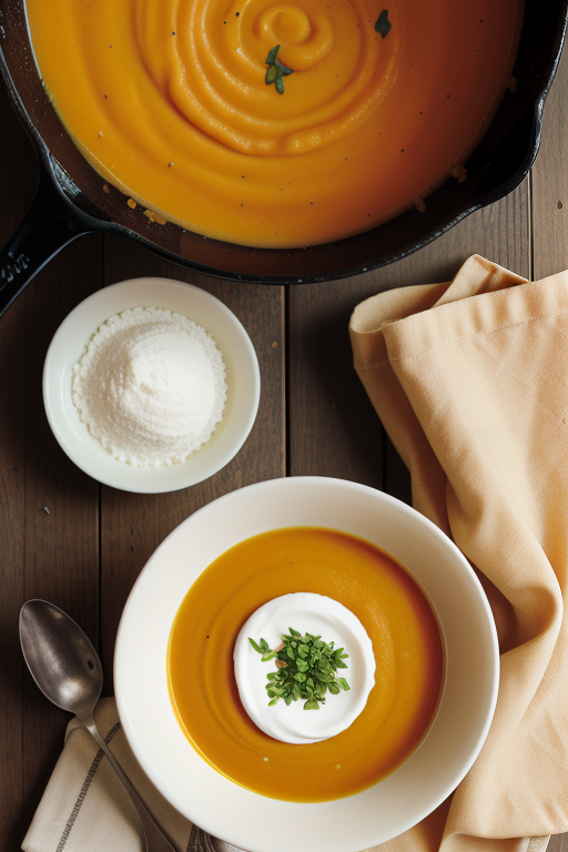 what goes with butternut squash soup