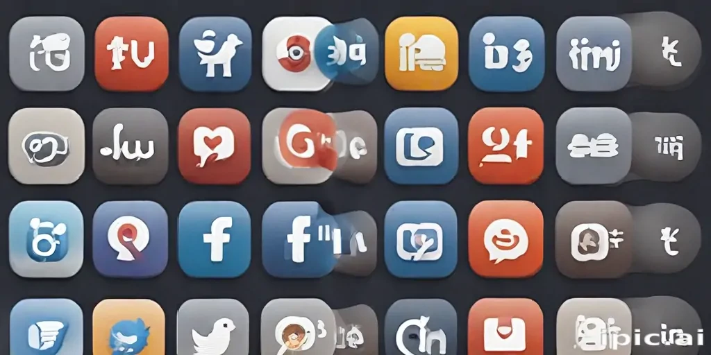 social media icons