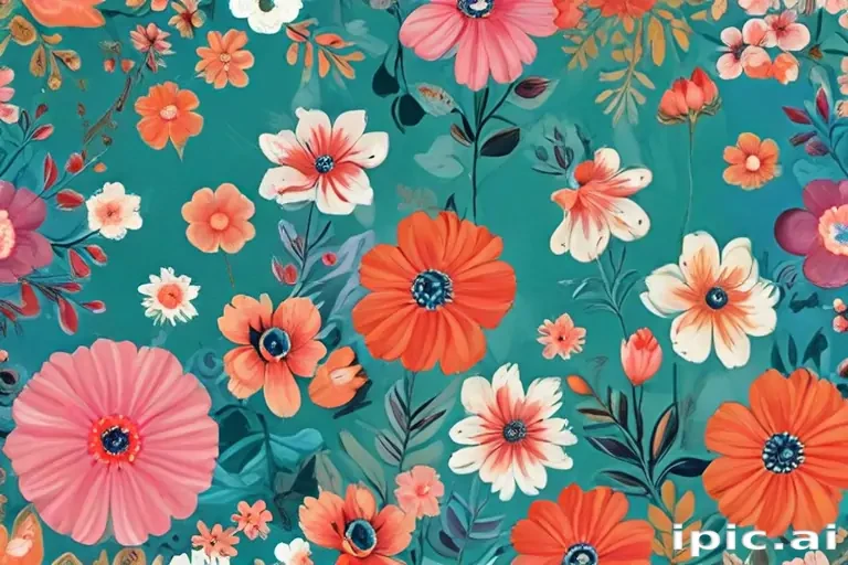floral computer background