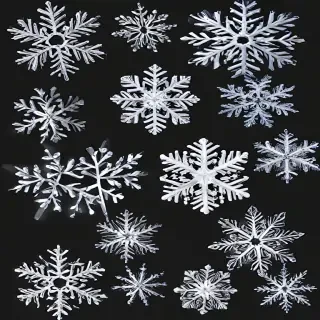 snowflakes png transparent