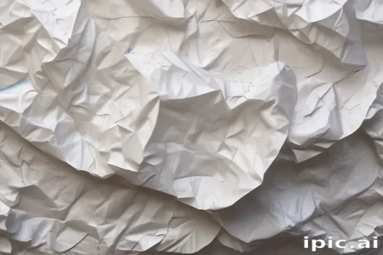 crumpled up paper