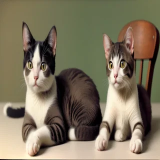 vintage cat images