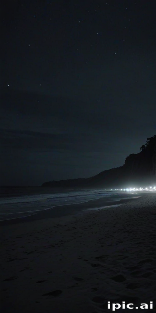 dark beach wallpaper