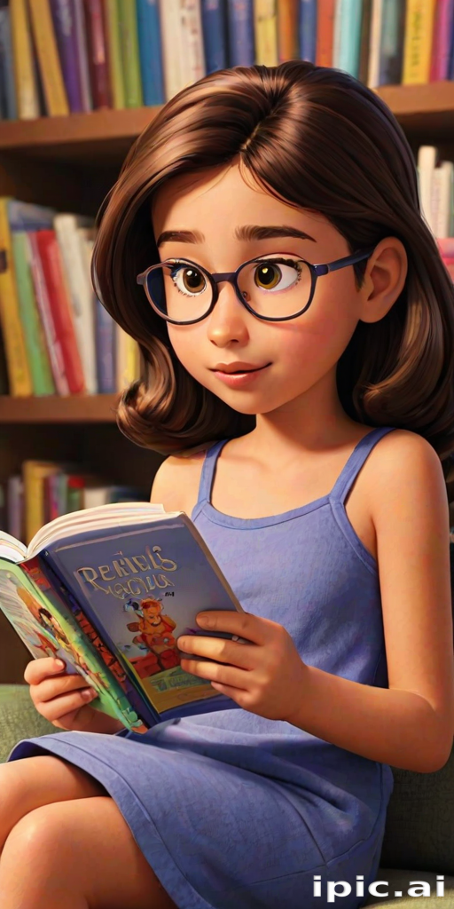 reading cartoon