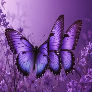 purple wallpapers butterfly