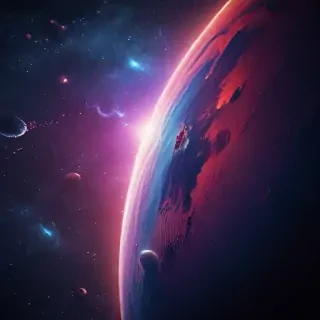 space background iphone