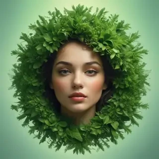 green backgrounds aesthetic