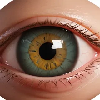 realistic eyeball png