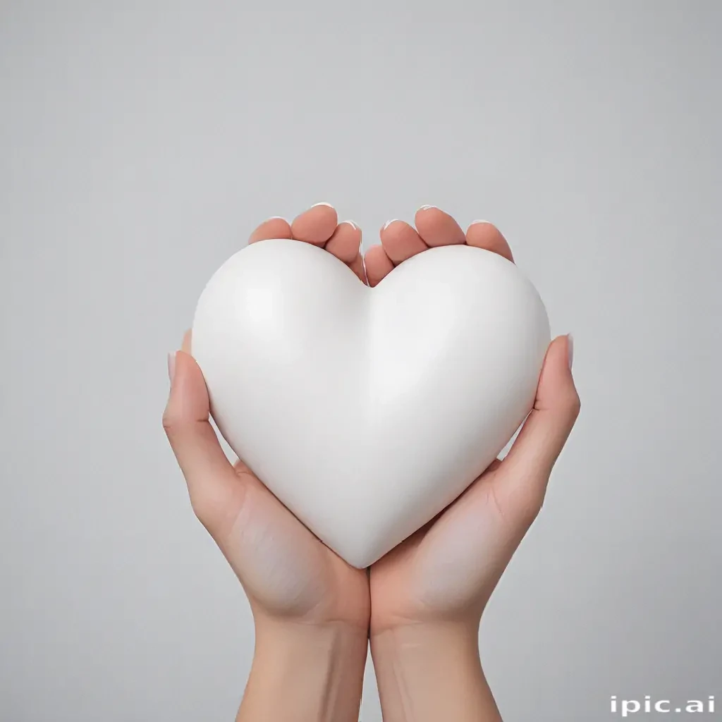white heart
