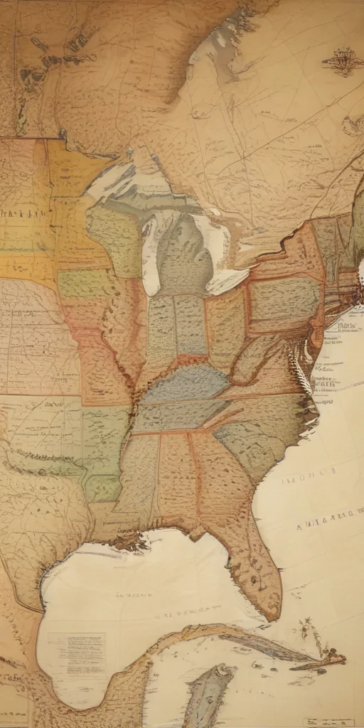 map united states