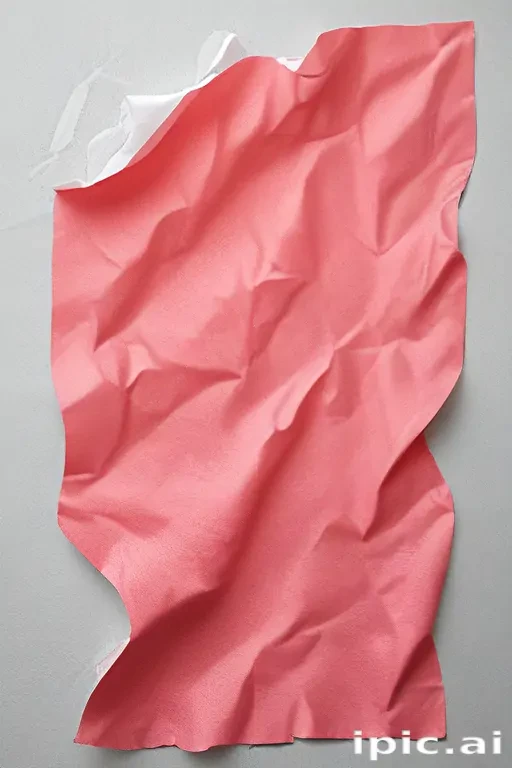 wrinkled paper overlay