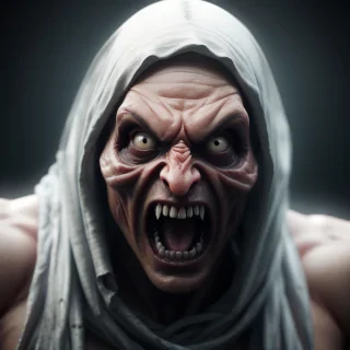 scary face