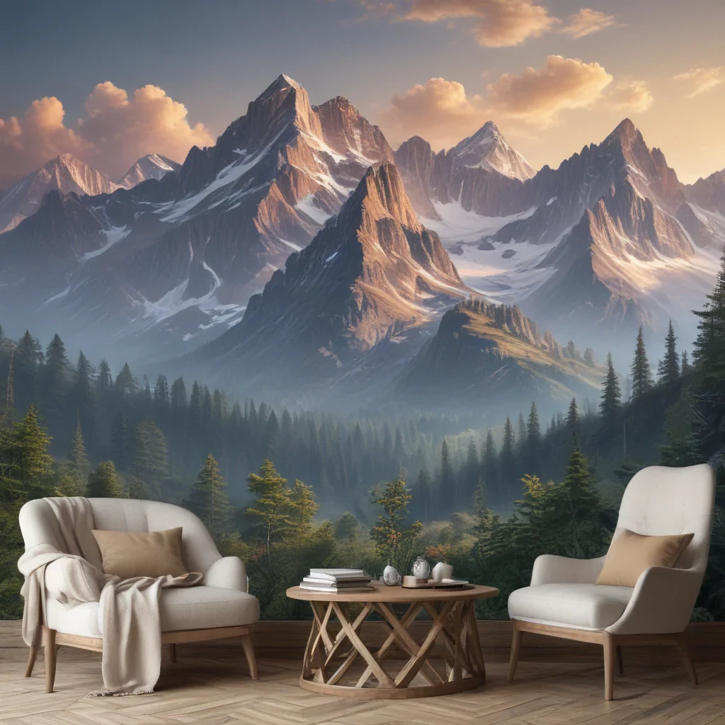 aesthetic mountain wallpaper