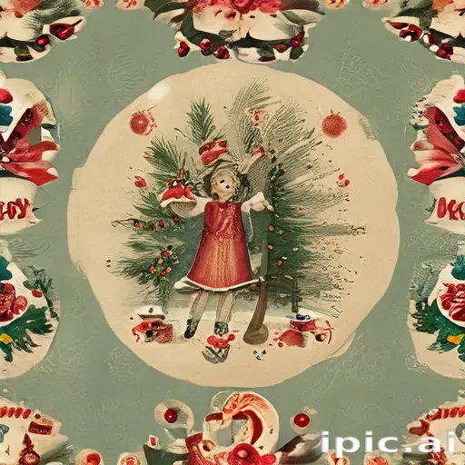 vintage merry christmas image