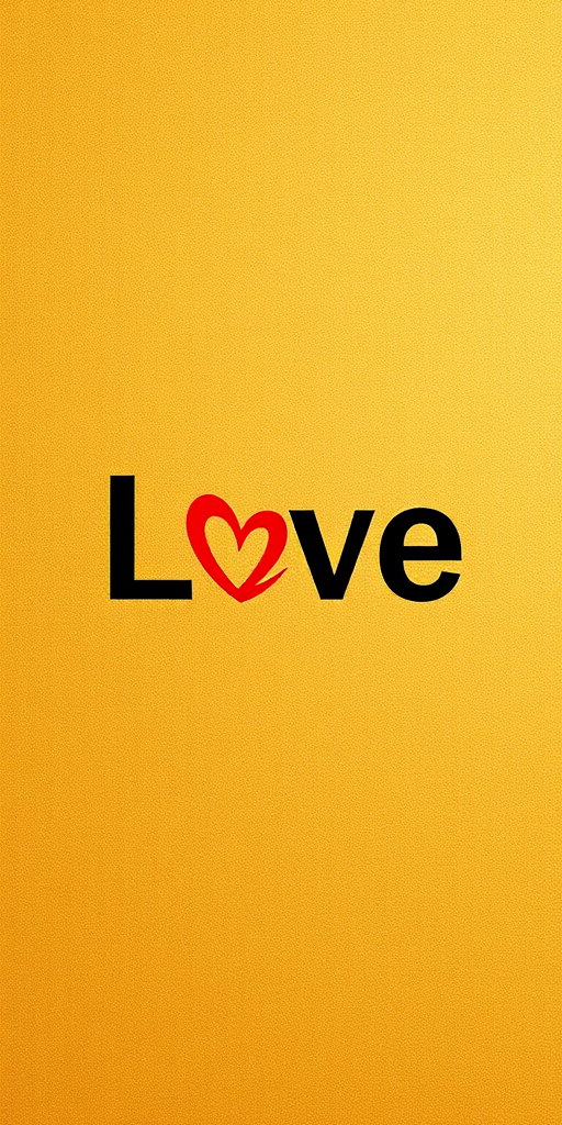 Create a high-resolution image featuring a stylized representation of the word "Love" in a modern font, set against a textured golden-brown background, captured with a DSLR camera at f/1.8 aperture, ISO 100, 50mm lens, in a portrait view to enhance depth and detail.