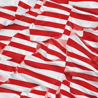 red and white flag