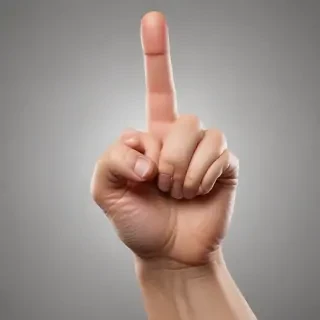 finger point png
