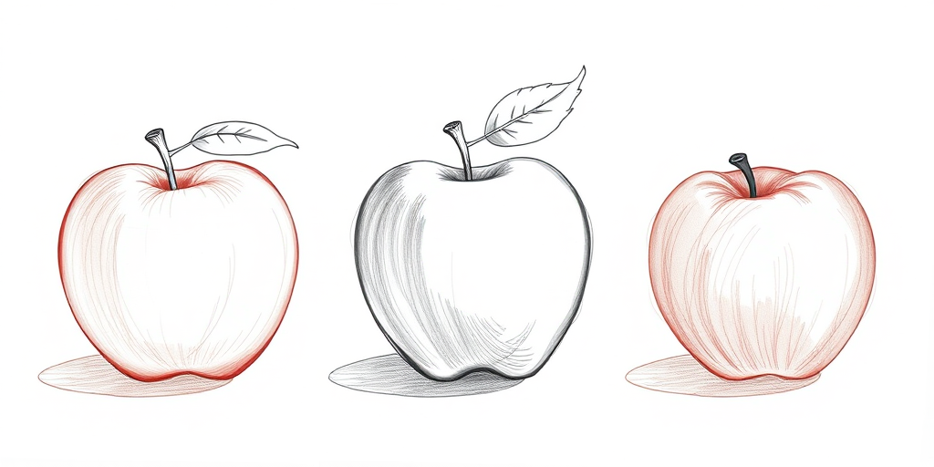 apple drawings