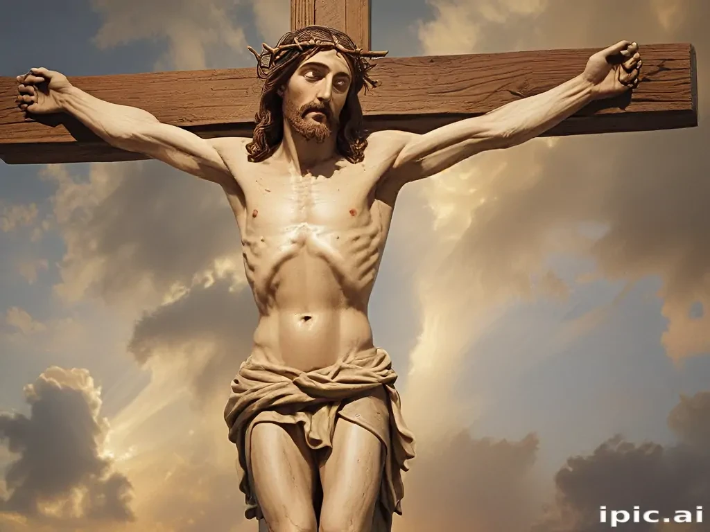 picture of jesus on the cross