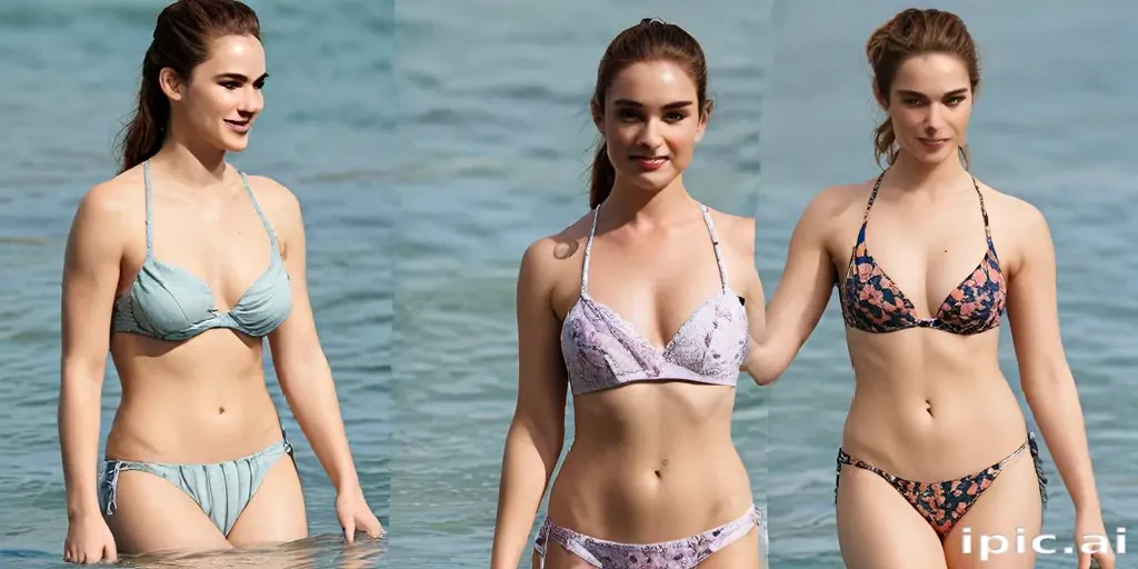 lily james bikini pics