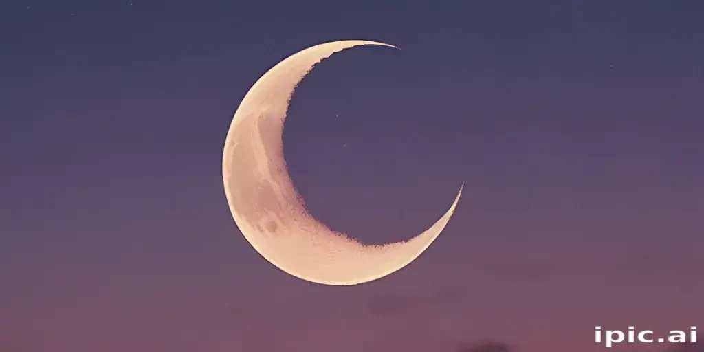 aesthetic crescent moon