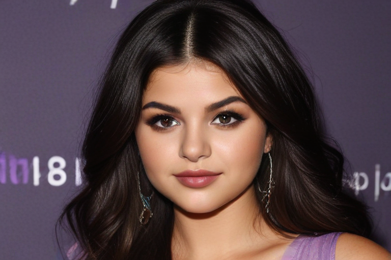 selena gomez purple