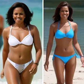 michelle obama in bikini