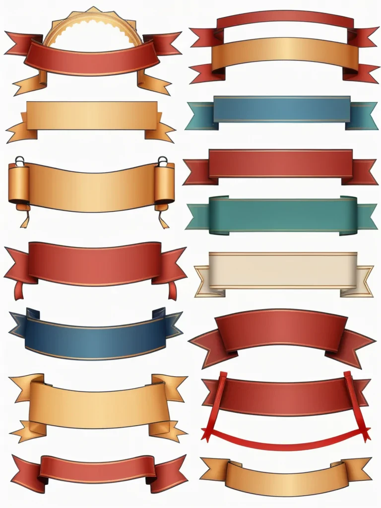 clip art banners and ribbons