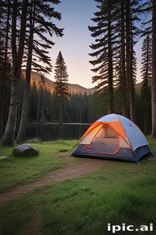 camping background pic