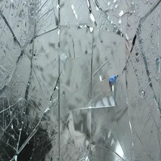 broken glass texture