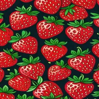 cute strawberry background
