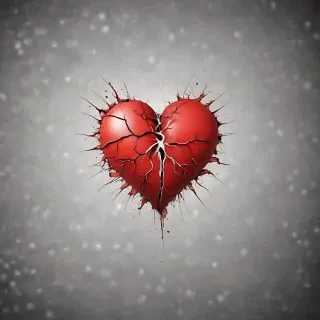 broken heart background