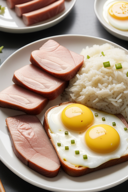 spam and rice and eggs