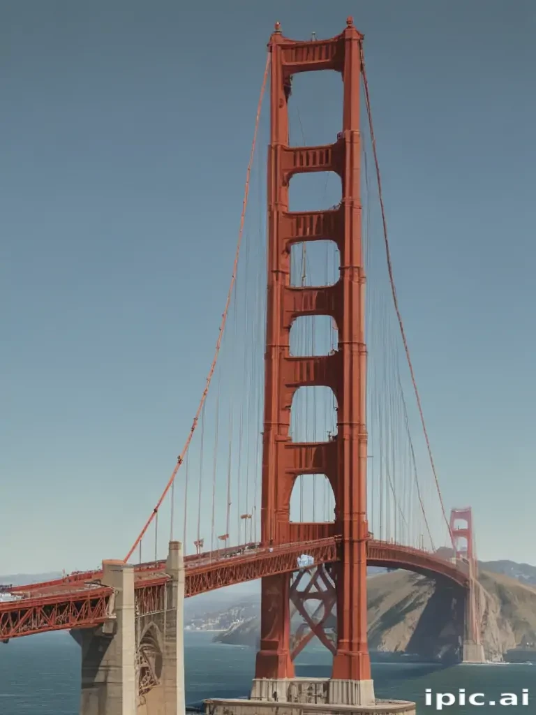 clipart golden gate bridge