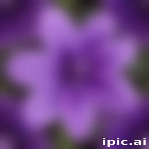 transparent purple flower