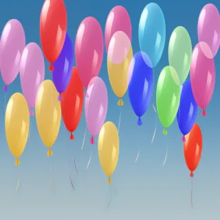 balloons transparent background