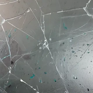 broken glass overlay